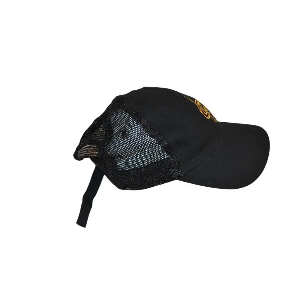 Cleveland Cavaliers Budeweiser Adjustable Strap Back Mesh Trucker Hat Black